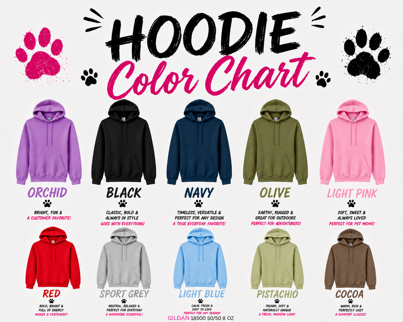 Cats Make Life Purrfect Embroidered Hoodie