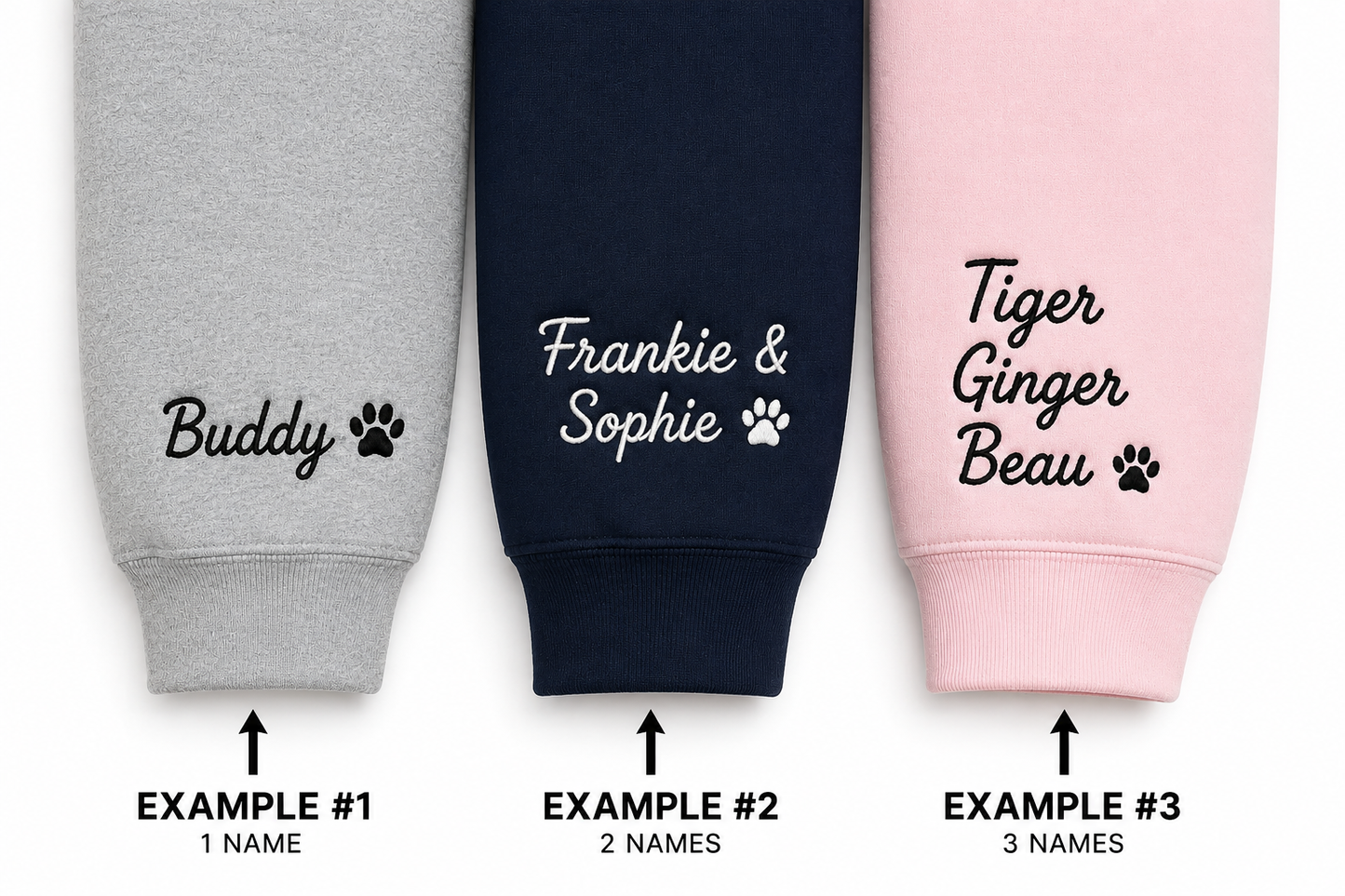 Cats Make Life Purrfect Embroidered Hoodie