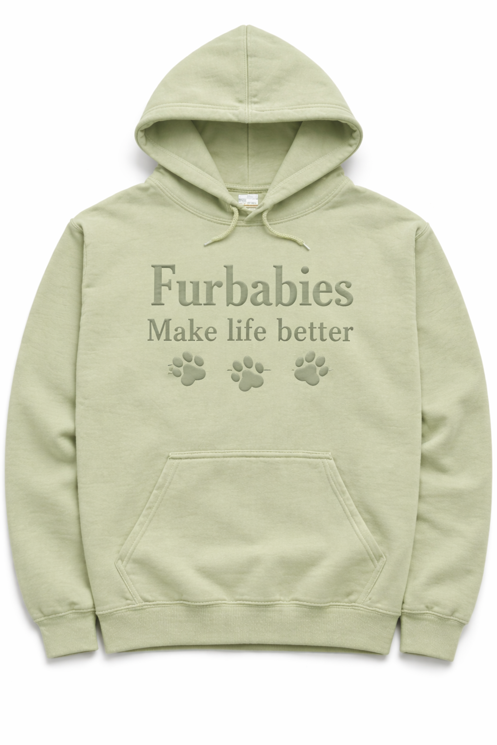 Furbabies Embroidered Hoodie- Furbabies Make Life Better