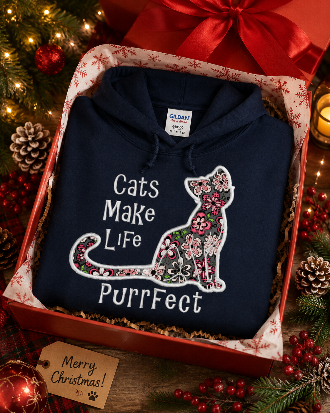 Cats Make Life Purrfect Hoodie Cat Lover hoodie sweatshirt